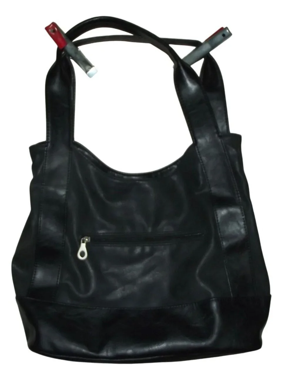 Relic by Fossil Shoulder Bag Black Leather Hobo Purse